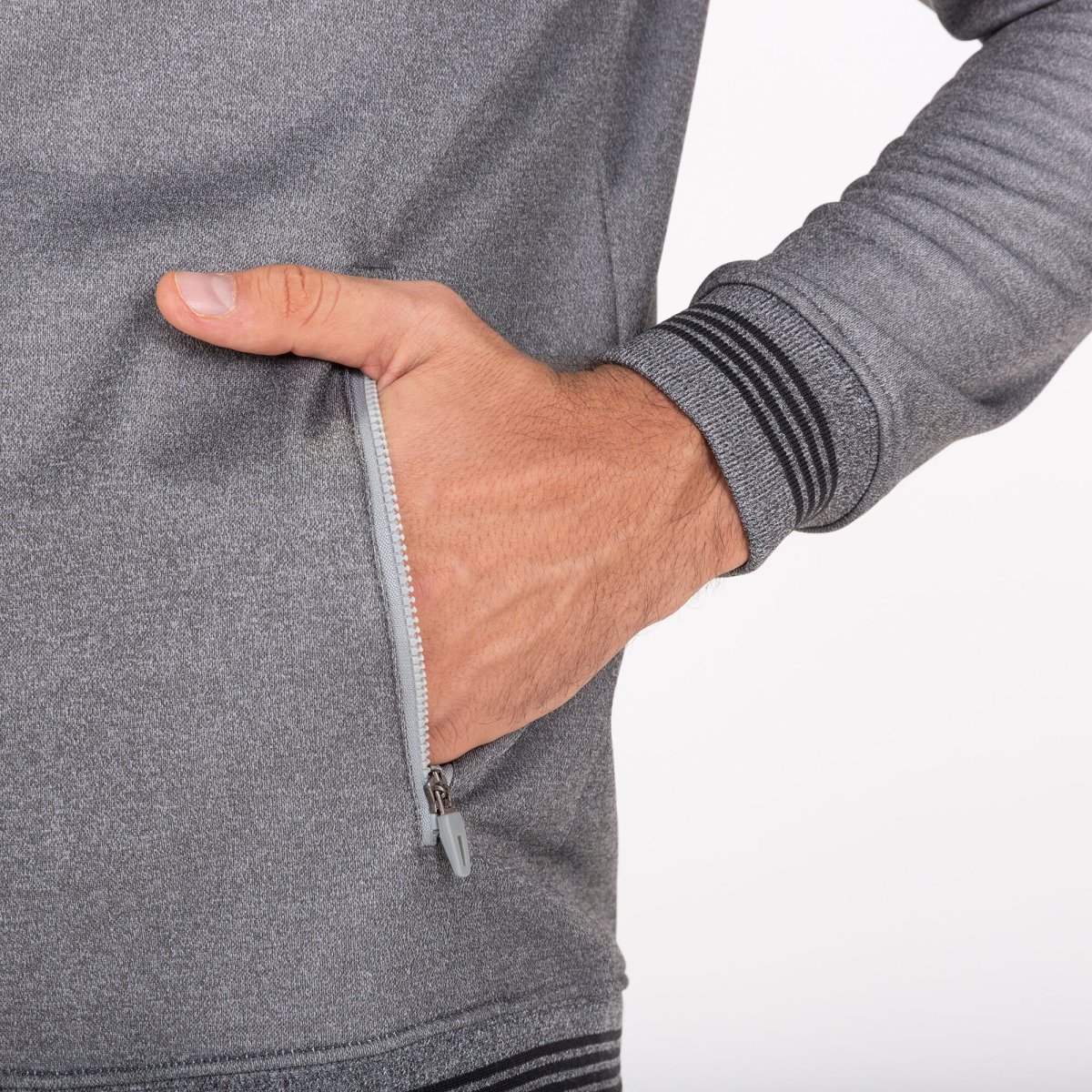 Chaqueta JOMA Campus III Gris Melange - Imagen 6