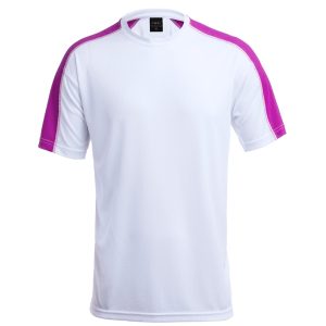 Camiseta Tecnic Dynamic Comby Blanco-Fucsia