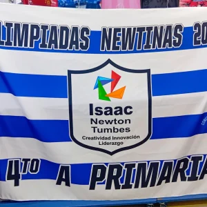 Banderola Colegio Isaac Newton Tumbes 4TO A Primaria