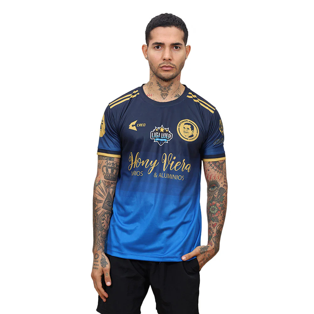Camiseta Optimos Sports Club Piura azulino azul marino - Imagen 2