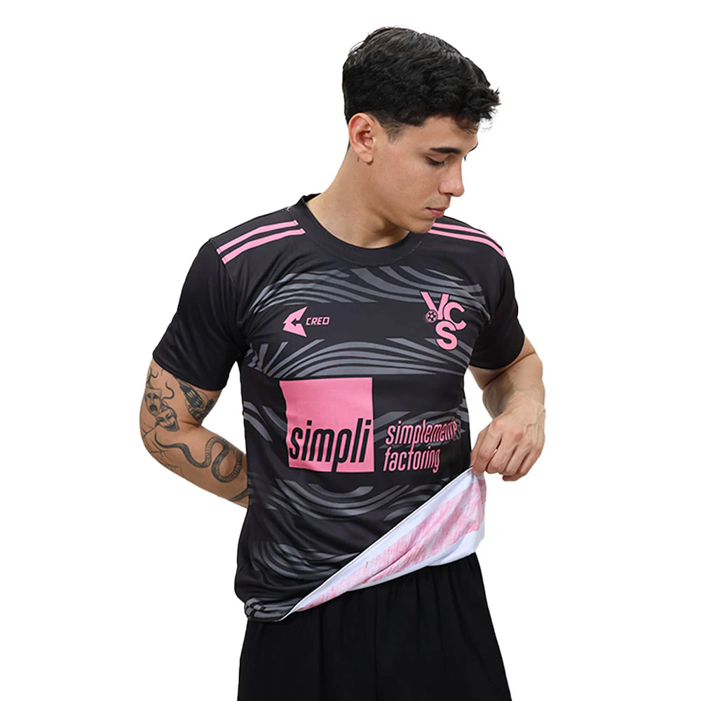 Camiseta reversible VCS Juventus Miami FC blanco rosado negro - Imagen 2