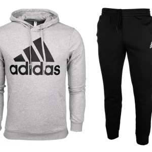 Chándal Hombre Adidas AEROREADY Essentials Big Logo Conjunto Algodón - GK9653 - gris