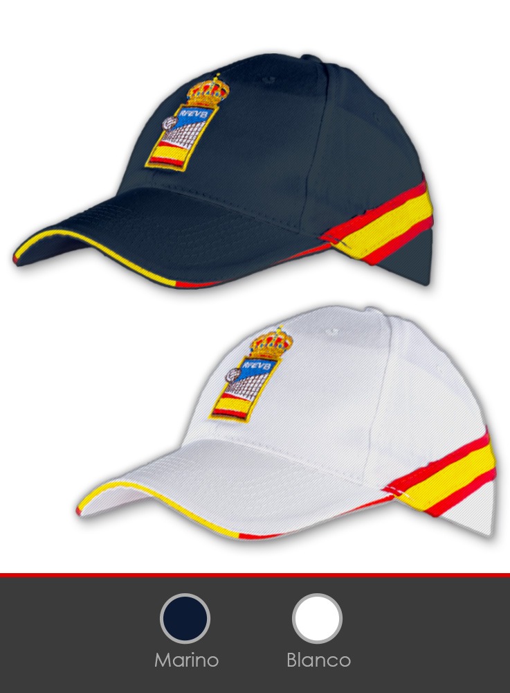 RFEVB 6 Gorra Oficial del CTNA de la Real Federación Española de Voleibol de Arbitros