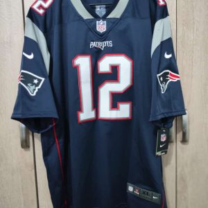 Jersey Patriots de New England Azul Brady #12