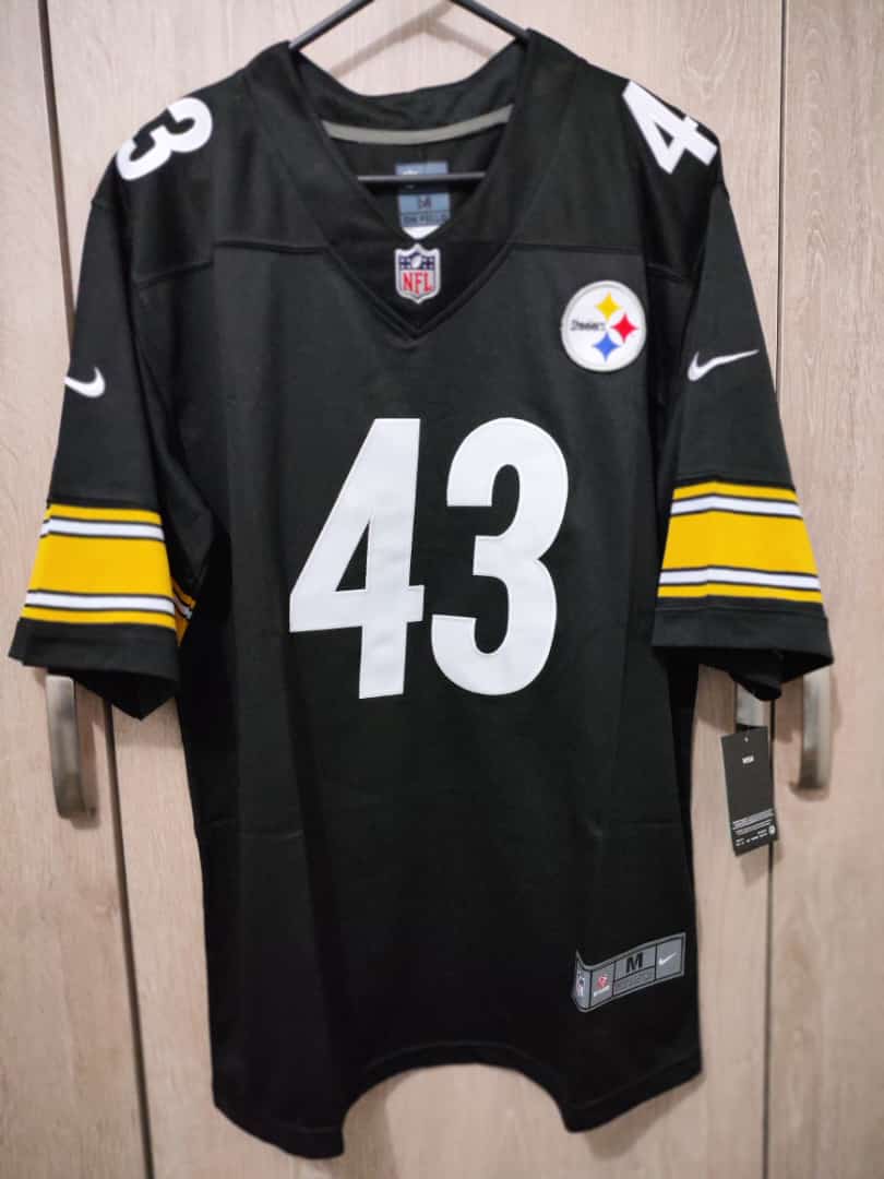 Jersey Pittsburgh Steelers Negra Troy Polamalu #43 - Imagen 2